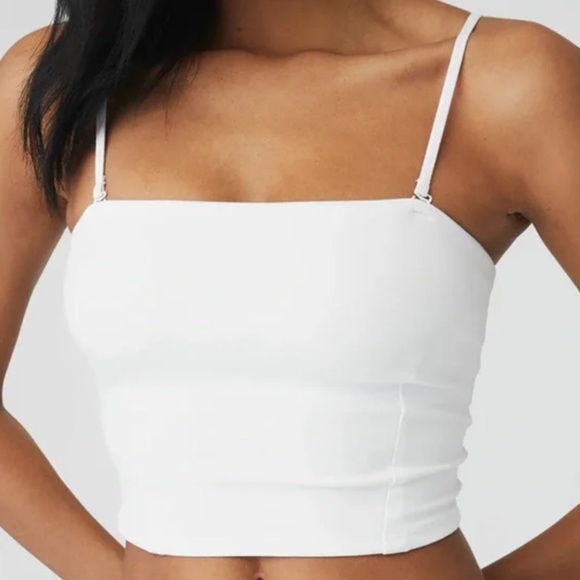 Alo Alosoft Convertible Sunkissed Bandeau Tank Top - Picture 7 of 9